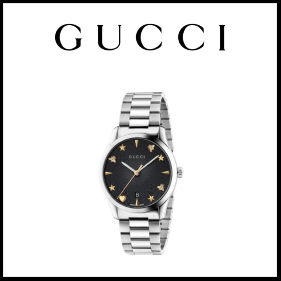 Gucci 38mm Stainless Steel Watch - Picture 1 of 5